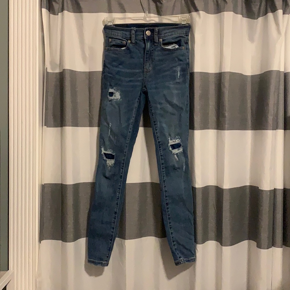 Aeropostale 000 high rise skinny jeans